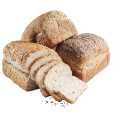 Bakkersbrood wit meerzaden, volkoren meerzaden of volkoren dubbel donker meerzaden